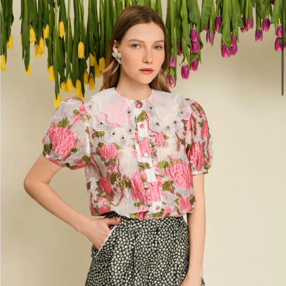 Sister Jane  - Tulipa Jacquard Blouse